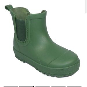 NEW! BEARPAW CHELSEA YOUTH RAIN BOOTS HUNTER GREEN